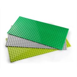   WANGE® 902 - DUPLO kompatibilis építőjáték alaplap nagy méretű kockákhoz - 32×16 bütyök - limezöld