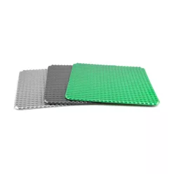   WANGE® 904 - DUPLO kompatibilis építőjáték alaplap nagy méretű kockákhoz - 24×24 bütyök - bézs