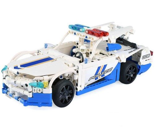 CaDA® C51006W - Távirányítós rendőrautó - Lego-kompatibilis építőjáték - 430 db építőkocka