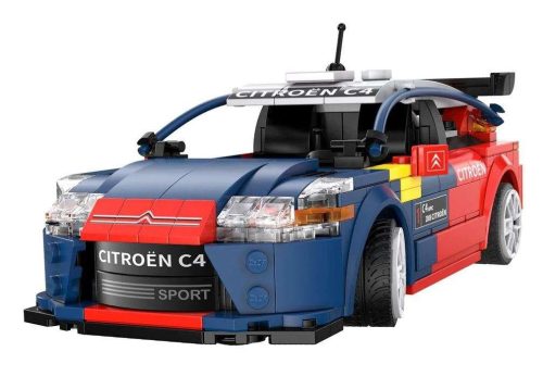 CaDA® C51078W - 2008 Citroen C4 WRC távirányítós - lego-kompatibilis építőjáték - 329 db építőkocka