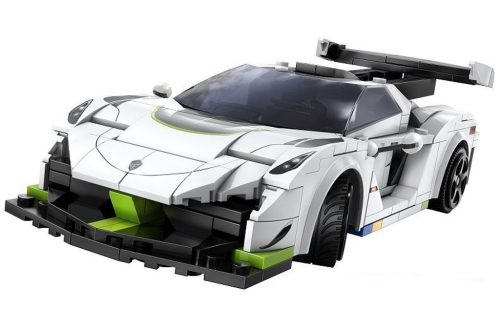 CaDA® C51083W - Koenigsegg Jesko távirányítós sportkocsi - lego-kompatibilis építőjáték - 322 db építőkocka