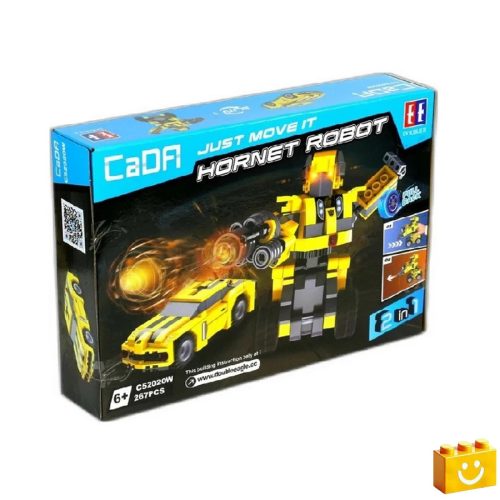 CaDA C52020W - Transformers - Űrdongó 2 az 1-ben építőjáték - 100% kompatibilis minden más kedvelt márkával