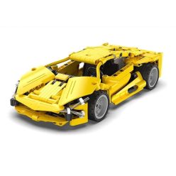  CaDA® C52021W - Lamborghini Huracán hátrahúzós sportkocsi - lego-kompatibilis építőjáték - 357 db építőkocka