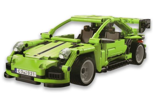 CaDA® C52024W - Porsche 911 GT3 RS hátrahúzós sportkocsi - lego-kompatibilis építőjáték - 387 db építőkocka