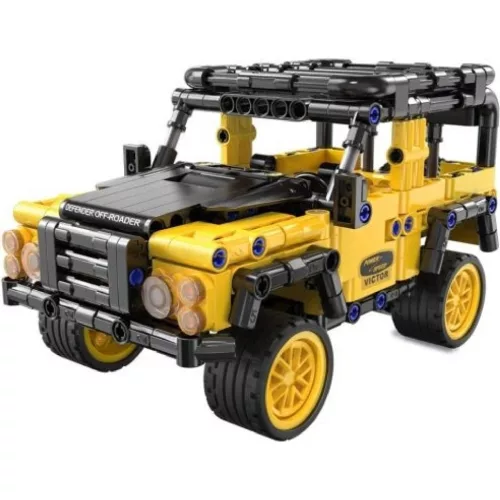 CaDA® C52028W - Land Rover Defender terepjáró - technic-kompatibilis építőjáték - 389 db építőkocka