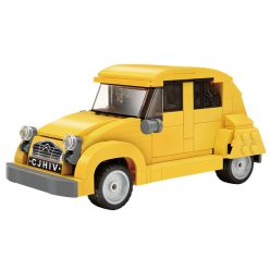   CaDA® C55021W - Citroen 2CV - kacsa - lego-kompatibilis építőjáték - 298 db építőkocka