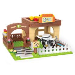   COGO® 4209 - legó-kompatibilis építőjáték - 360 db építőkocka - Tejgazdaság