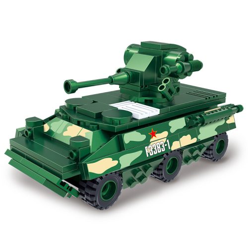 COGO® 7002 | lego-kompatibilis építőjáték | 185 db építőkocka | 2-az-1-ben páncélozott harckocsi vagy tank
