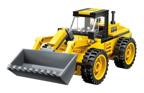 QMAN® 42110 - legó-kompatibilis építőjáték - 203 db építőkocka - 3 az 1-ben Munkagépek