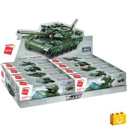   QMAN 42301 - 8 az 1-ben Háborús tank építőjáték - 100% kompatibilis minden más kedvelt márkával