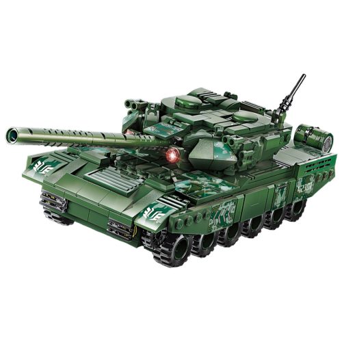 QMAN® 42301 | legó-kompatibilis katonai építőjáték | 642 db építőkocka | 8 az 1-ben Háborús tank
