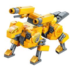   QMAN® 466278 - legó-kompatibilis építőjáték - Csoda Kocka - Lézerágyús Gepárd