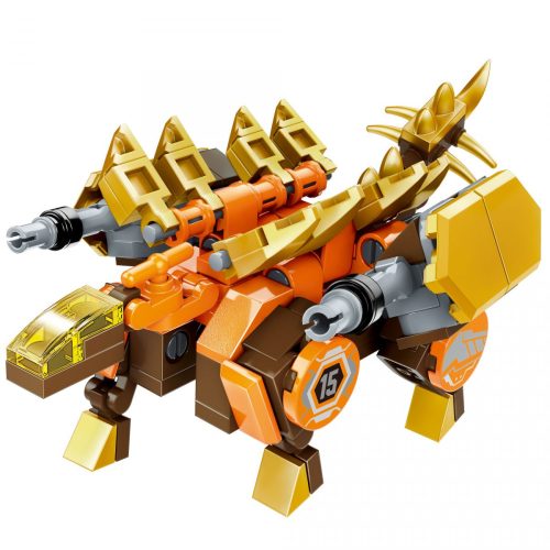 QMAN® 466292 | legó-kompatibilis építőjáték | Csoda Kocka | Acélgerincű Stegosaurus