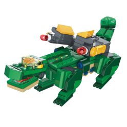   QMAN® 466315 - legó-kompatibilis építőjáték - Csoda Kocka - Krokodil nehéz tüzérséggel