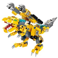   QMAN® 466766 - legó-kompatibilis építőjáték - Csoda Kocka - Császár dinoszaurusz