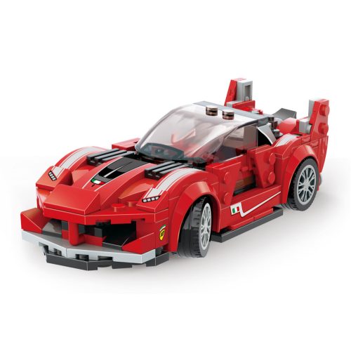 WANGE® 2876 | lego-kompatibilis építőjáték | 151 db építőkocka | Ferrari FXX K sportkocsi