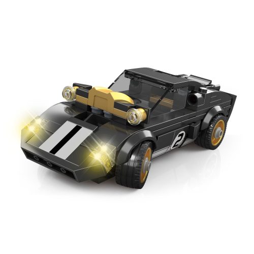 WANGE® 2878 | lego-kompatibilis építőjáték | 193 db építőkocka | Supercar fekete sporkocsi