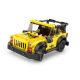 WANGE® 2886 | lego-kompatibilis építőjáték | 122 db építőkocka | Super car sárga terepjáró jeep