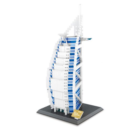 WANGE® 5220 | lego-kompatibilis építőjáték | 1366 db építőkocka | Burj Al Arab Hotel – Dubai