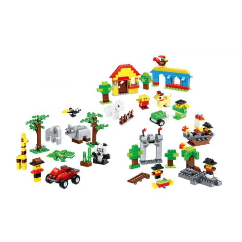 WANGE® 58231 | lego-kompatibilis építőjáték készlet | 625 db építőkocka | Kreatív vegyes doboz színes építőkockákkal