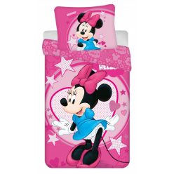   Disney Minnie Hello ágyneműhuzat 140×200cm, 70×90 cm microfibre