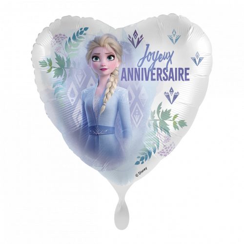 Disney Jégvarázs Elsa Joyeux Anniversaire fólia lufi 43 cm