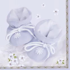 Babaváró Little Blue Shoes szalvéta 20 db-os 33x33 cm