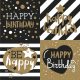 Happy Birthday Golden szalvéta 20 db-os 33x33 cm