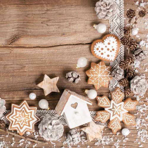 Karácsony Winter Decorations szalvéta 20 db-os 33x33 cm