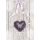 Levendula Heart A/4 gumis mappa