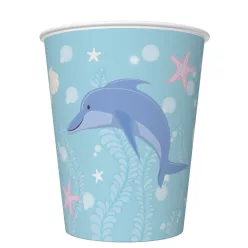 Sellő Pastel papír pohár 8 db-os 250 ml