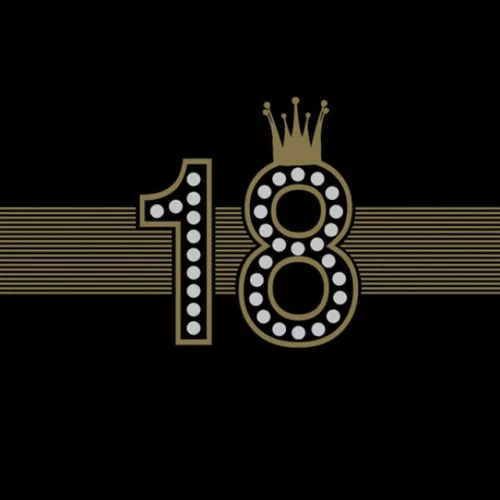 Happy Birthday 18 Hollywood Style szalvéta 20 db-os 33x33 cm