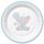 Baby elefánt Blue Balloon papírtányér 8 db-os 18 cm