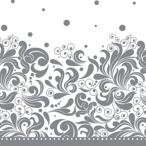 Díszes Silver szalvéta 20 db-os 33x33 cm