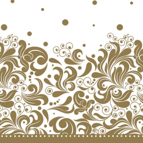 Díszes Gold szalvéta 20 db-os 33x33 cm