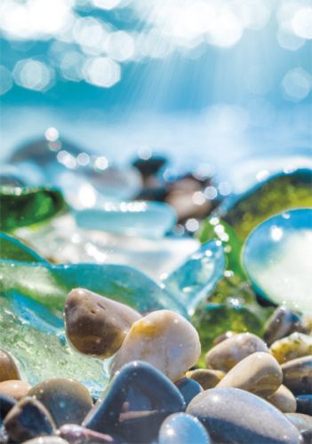 Természet Sea Glass A/4 gumis mappa