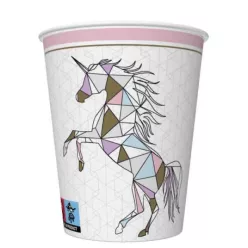 Unikornis Graphic Wild papír pohár 8 db-os 250 ml