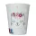 Cicás Flowers Wreath papír pohár 8 db-os 250 ml