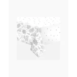   Karácsonyi Botanical Silver papír asztalterítő 120x180 cm