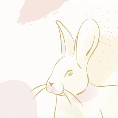 Húsvét Gold Template szalvéta 20 db-os 33x33 cm