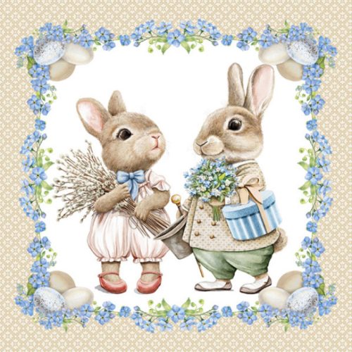 Húsvét Vintage szalvéta 20 db-os 33x33 cm