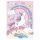 Unikornis Rainbow A/4 gumis mappa