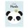 Panda Crown A/4 gumis mappa