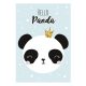 Panda Crown A/4 gumis mappa
