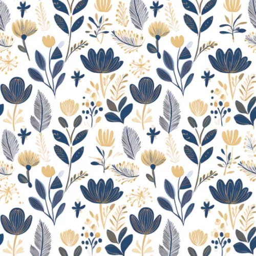 Virág Scandinavian Floral szalvéta 20 db-os 33x33 cm