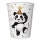 Állatos Funny Panda papír pohár 8 db-os 250 ml