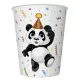 Állatos Funny Panda papír pohár 8 db-os 250 ml