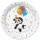 Állatos Funny Panda papírtányér 8 db-os 22,7 cm