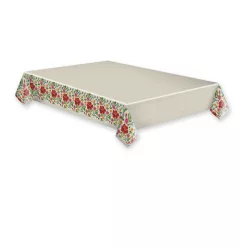 Hímzés Embroidery Folk papír asztalterítő 120x180 cm