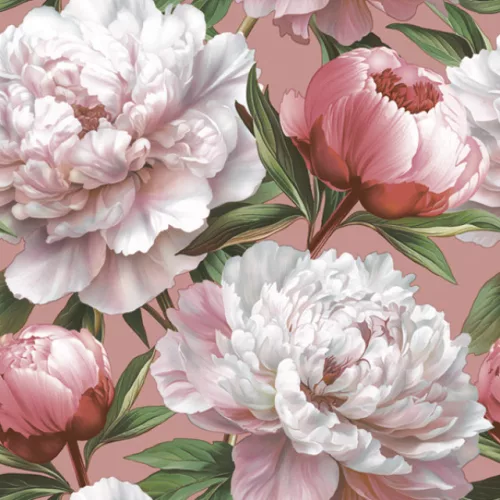 Virág Peonies szalvéta 20 db-os 33x33 cm